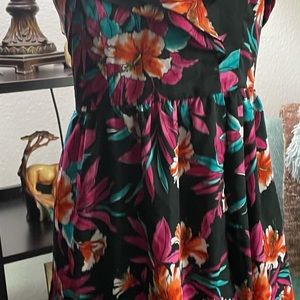 Floral print dress